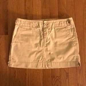 American Eagle khaki mini skirt